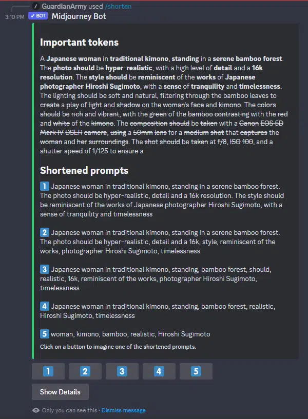 Tutorial Midjourney V5.2 Suggestion Keywords
