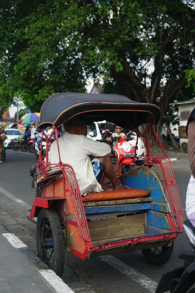 Tukang Becak Alun-Alun Selatan