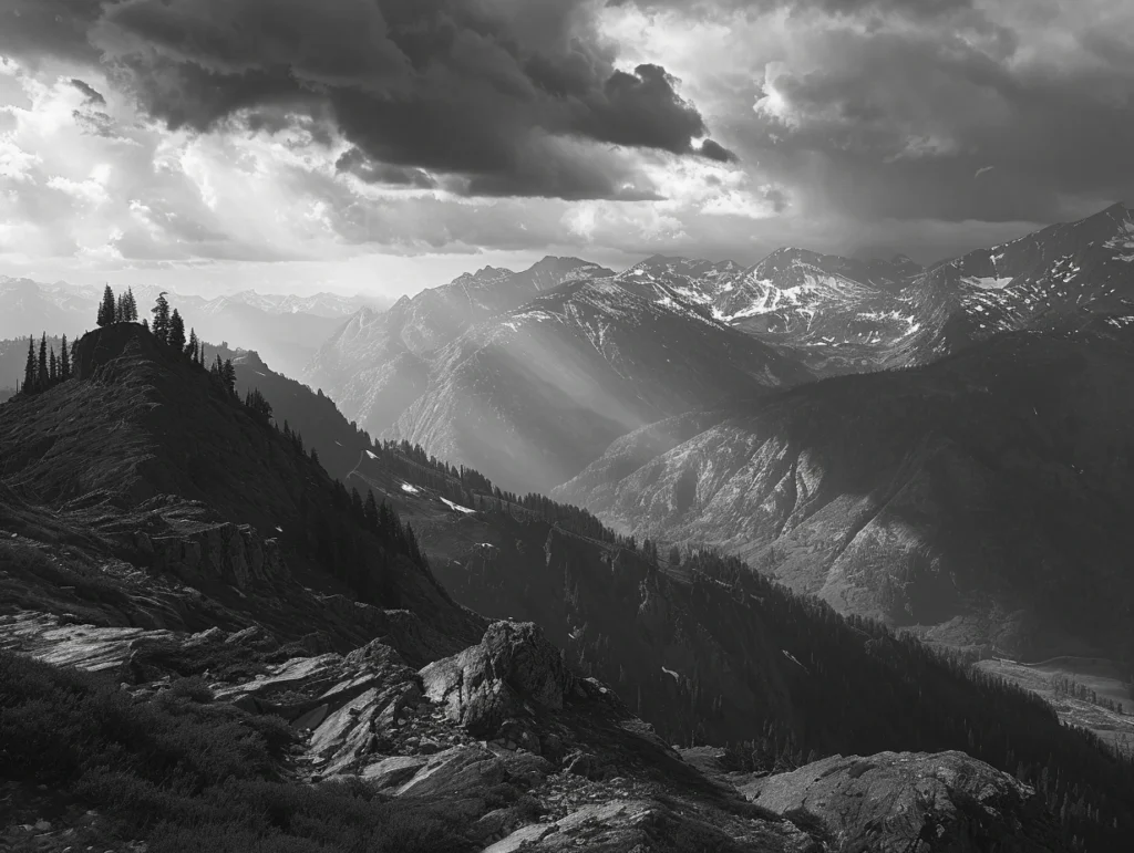 MidJourney V6 Ansel Adams Style