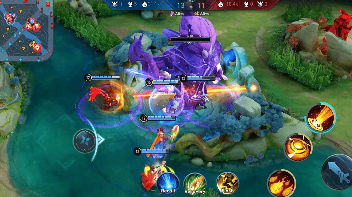 Honor of Kings Mobile Phone Gameplay