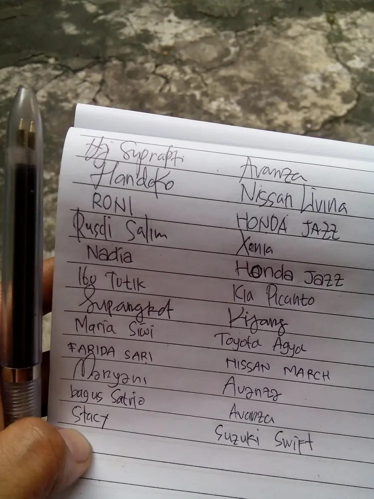 Catatan Mbah Sarno yang Ditulis Sendiri Oleh Beliau